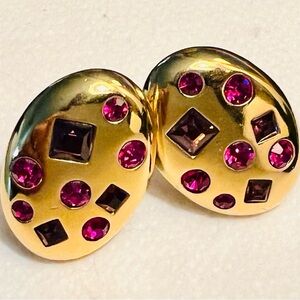 YSL Earrings Vintage 1980s